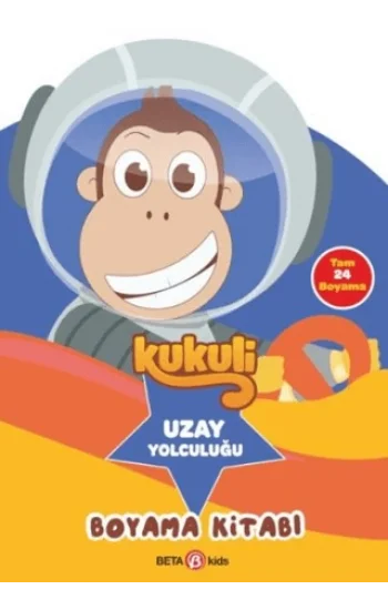 Kukuli Uzay Yolculuğu Boyama Kitabı