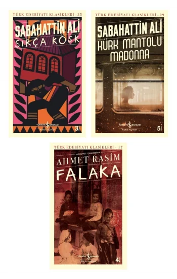 Kürk Mantolu Madonna + Falaka + Sırça Köşk- 3 Kitap Set