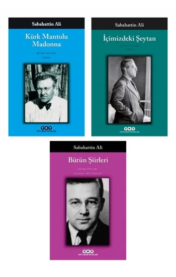 Kürk Mantolu Madonna + Içimizdeki Şeytan + Bütün Şiirleri- 3 Kitap Set - Iş Bankası Özel Set