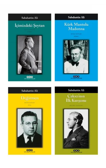 Kürk Mantolu Madonna + Içimizdeki Şeytan + Değirmen + Çakıcının Ilk Kurşunu- 4 Kitap Set