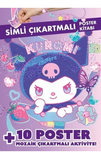 Kuromi Simli Çıkartmalı Poster Kitabı
