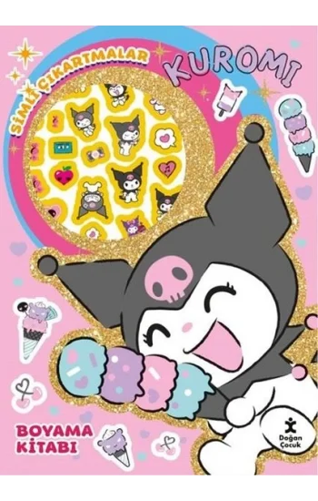 Kuromi - Star Simli Çıkartmalı Boyama Kitabı