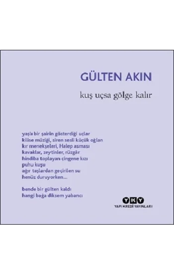 Kuş Uçsa Gölge Kalır