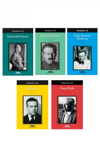 Kuyucaklı Yusuf + Kürk Mantolu Madonna + Içimizdeki Şeytan + Değirmen + Sırça Köşk- 5 Kitap Set