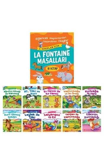 La Fontaine Masalları (10 Kitap)