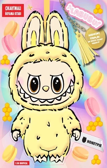 Labubu Honeypie Çılgın Koleksiyon – Çıkartmalı Boyama Kitabı