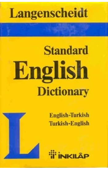 Langenscheid Standard English Dictionary English-Turkish Turkish-English