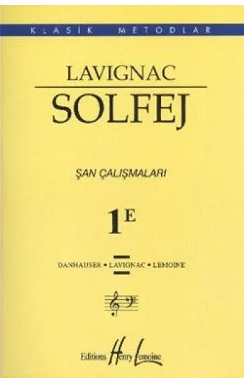 Lavignac Solfej 1E (Küçük Boy)