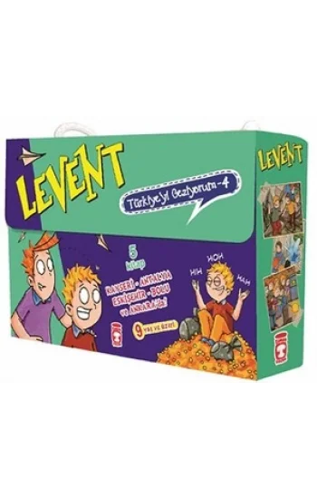 Levent Türkiyeyi Geziyorum - 4 (5 Kitap Takım)