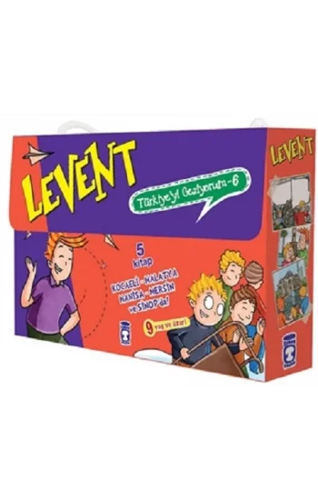 Levent Türkiyeyi Geziyorum 6 Set - (5 Kitap)