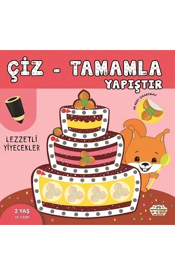 Lezzetli Yiyecekler - Çiz-Tamamla-Yapıştır