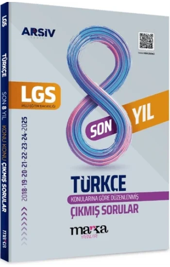 LGS Türkçe Konu Konu Çıkmış Sorular Son 8 Yıl
