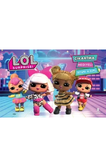 LOL Surprise Çıkartma Hediyeli Boyama Albümü