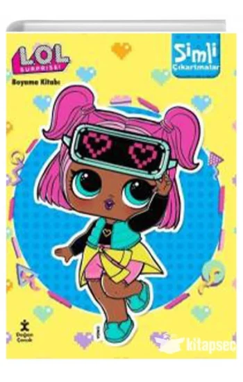 Lol Surprise Simli Çıkartmalı Boyama Kitabı