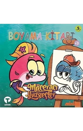 Maceracı Yüzgeçler Bibanın Günlüğü-Boyama Kitabı 5 (Ciltli)