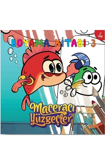 Maceracı Yüzgeçler Boyama Kitabı 3