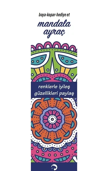 Mandala Ayraç Lacivert