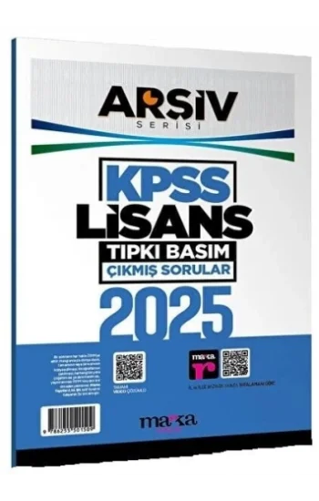 Marka Yayınları 2025 KPSS Lisans Çıkmış Sorular