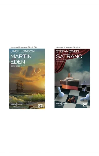 Martin Eden + Satranç- 2 Kitap Set - Iş Bankası Özel Set Martin Eden Kitabı