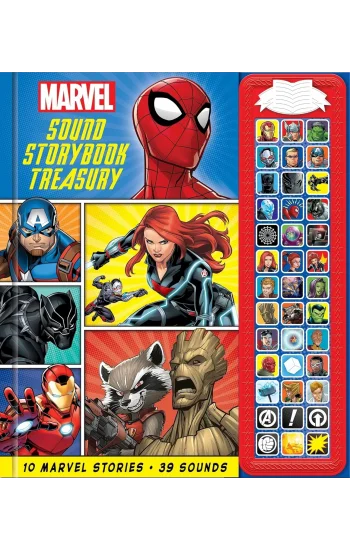 Marvel: Spider-man, Avengers, Black Panther, And More! Sound Storybook Treasury
