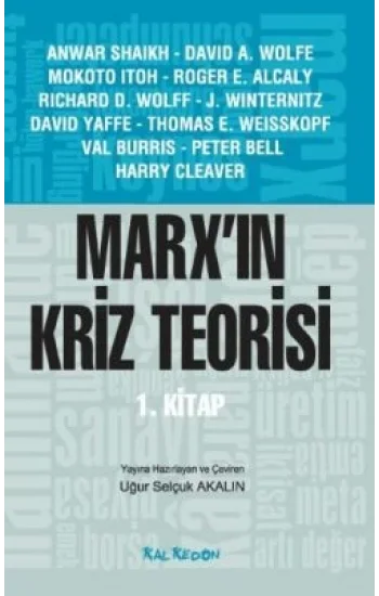 Marxın Kriz Teorisi 1. Kitap