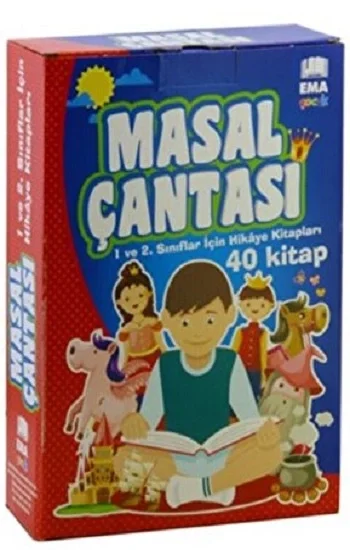 Masal Çantası 100 Temel Eserden Seçilmiş 40 Kitap - 1. ve 2. Sınıflar İçin