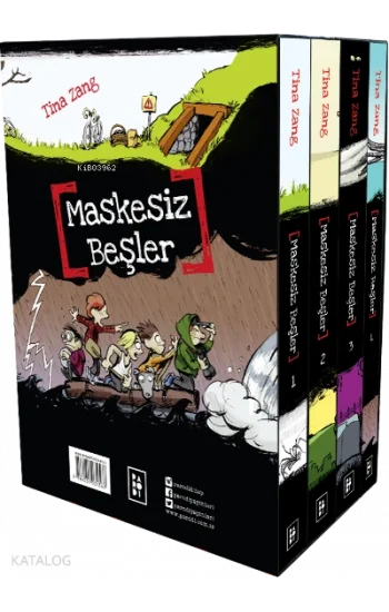 Maskesiz Beşler Serisi (4 Kitap Set Kutulu)
