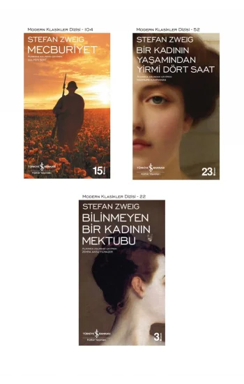 Mecburiyet + Bilinmeyen Bir Kadının Mektubu + Bir Kadının Yaşamından Yirmi Dört Saat- 3 Kitap Set