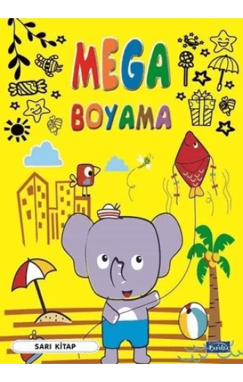 Mega Boyama - Sarı Kitap