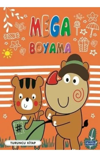 Mega Boyama - Turuncu Kitap