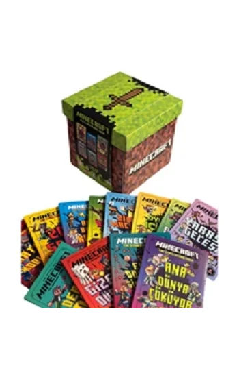 Mega Minecraft Küpü 12 Kitap Set