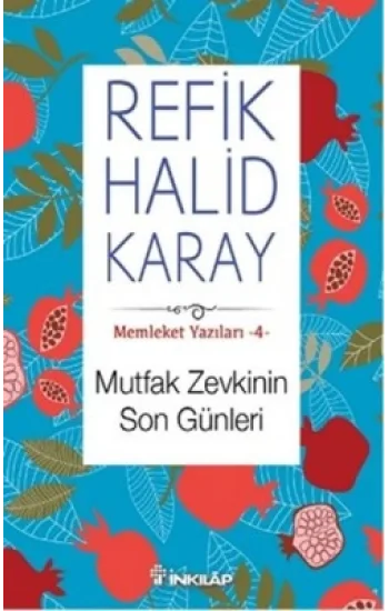 Memleket Yazıları 4 - Mutfak Zevkinin Son Günleri