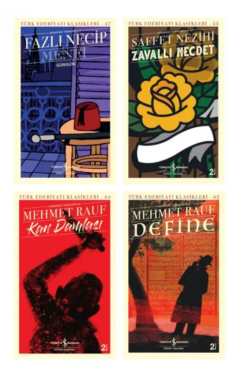 Menfi - Sürgün + Zavallı Çocuk + Kan Damlası + Define- 4 Kitap Set