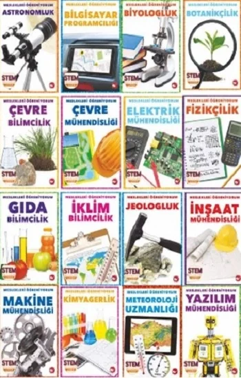 Meslekleri Öğreniyorum Set - 16 Kitap