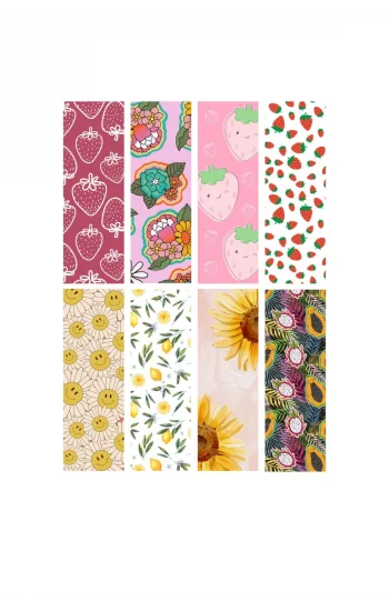 Meyve Temalı 8li Kitap Ayraçları 02-