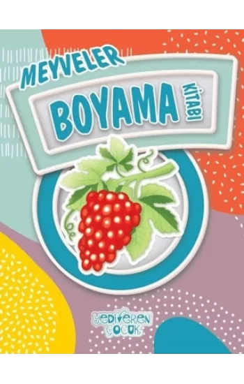Meyveler Boyama Kitabı