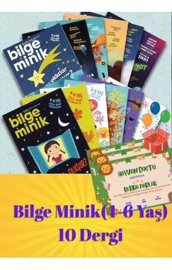 Bilge Minik – Mini Keşif Paketi (10 Dergi Seti)