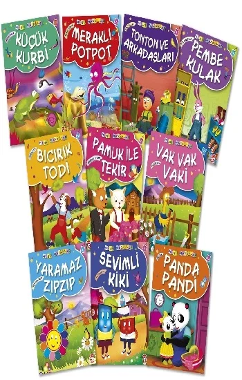 Mini Masallar 1  Set - (10 Kitap)