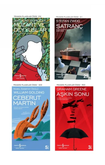 Mozart Ve Deyyuslar + Satranç + Ceberut Martin + Aşkın Sonu- 4 Kitap Set - Iş Bankası Özel Set
