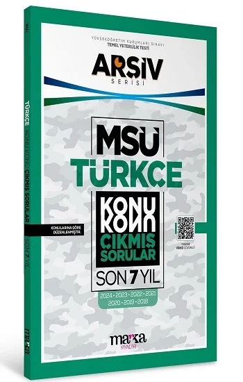 MSÜ TÜRKÇE Konu Konu ÇIKMIŞ SORULAR Son 7 Yıl