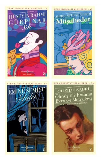 Müşahedat + Ölmüş Bir Kadının Evrak-ı Metrukesi + Şık + Sefalet- 4 Kitap Set