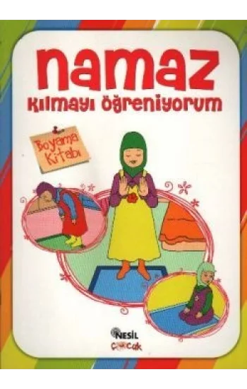 Namaz Kılmayı Öğreniyorum Kız - Boyama
