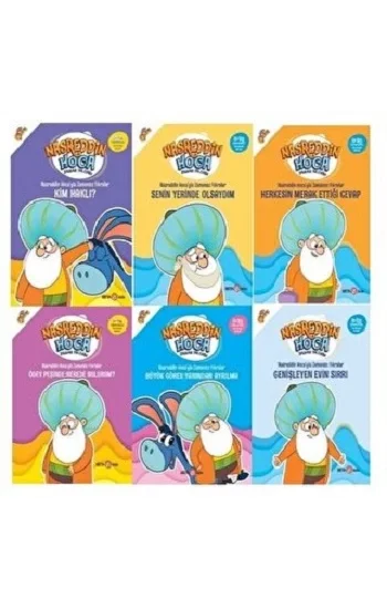 Nasreddin Hocayla Zamansız Fıkralar Serisi (6 Kitap Takım)