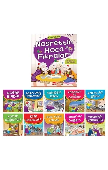 Nasrettin Hoca Fıkraları (10 Kitap+Soru Kitapçığı)