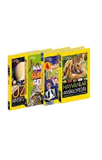 National Geographic Kids Ansiklopedi Seti-4 Kitap Takım