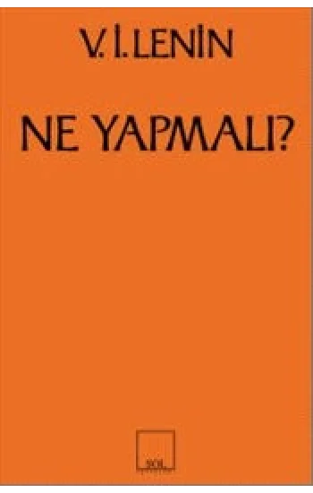 Ne Yapmalı? Hareketimizin Canalıcı Sorunları