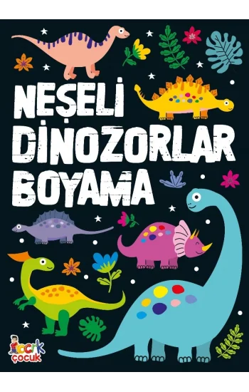 Neşeli Dinozorlar Boyama