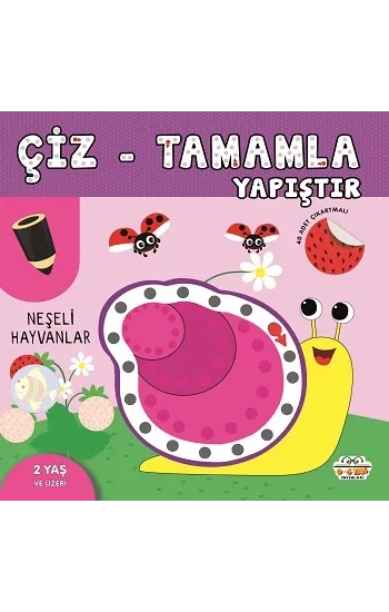 Neşeli Hayvanlar - Çiz-Tamamla-Yapıştır