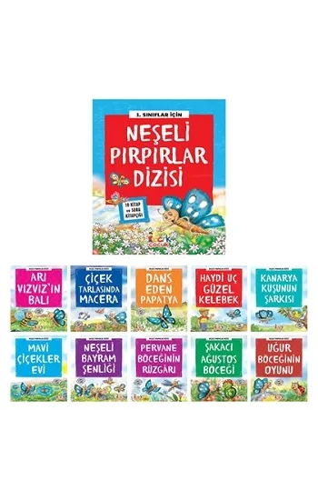 Neşeli Pırpırlar Dizisi (10 Kitap+Soru Kitapçığı)