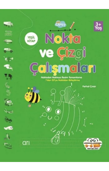 Nokta ve Çizgi Çalışmaları Yeşil Kitap